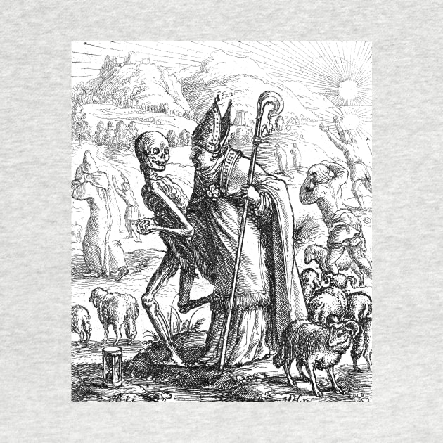 The Bishop, the Dance of Death - Hans Holbein by themasters